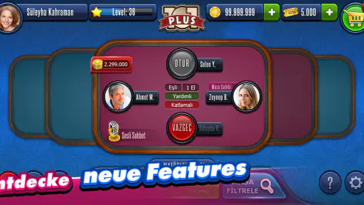 101 Yuzbir Okey Plus screenshot