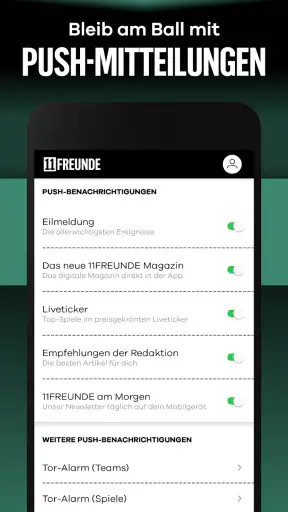 11FREUNDE - News & Liveticker screenshot