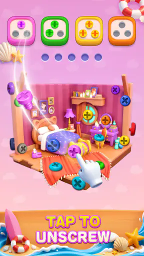 3D Screw Out: Bolt Sort Master screenshot