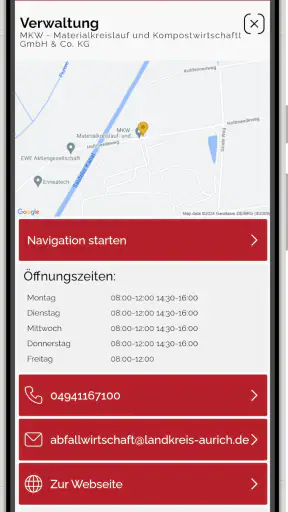AbfallApp Landkreis Aurich screenshot