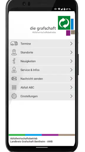 Abfallapp Landkreis Grafschaft screenshot