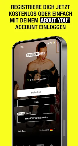 ABOUT YOU Outlet screenshot