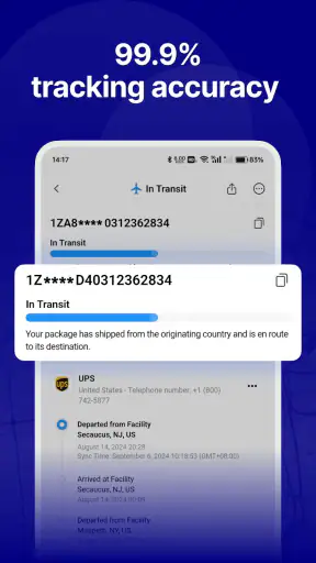 ALL-IN-ONE Paketverfolgung screenshot
