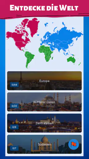 Alle Länder – Weltkarte screenshot