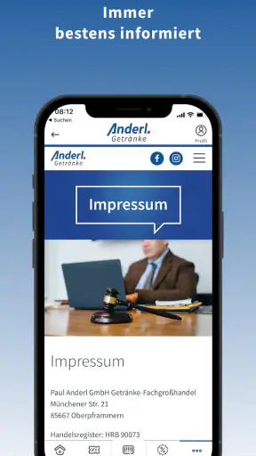 Anderl Getränke screenshot