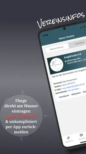 Angelroute - Angelkarten App screenshot