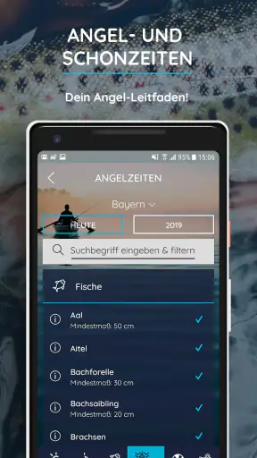 Angelwetter: Beißindex & Wind screenshot