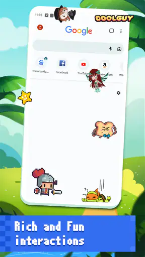 Anime Shimeji Bildschirmtiere screenshot