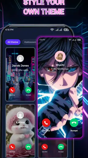 Anruf Bildschirme Farbtelefon screenshot
