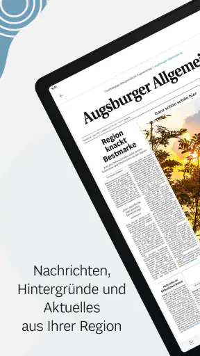 Augsburger Allgemeine screenshot