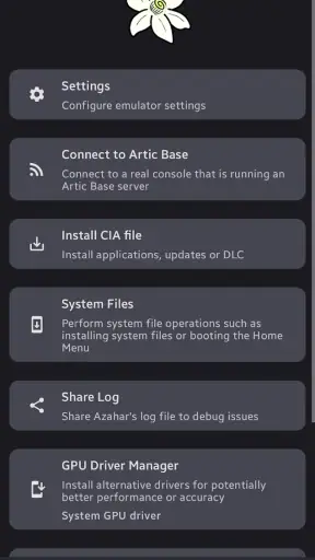 Azahar Emulator screenshot