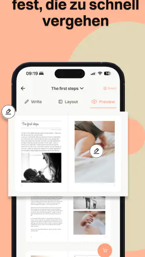 Baby Diaries: Babytagebuch App screenshot