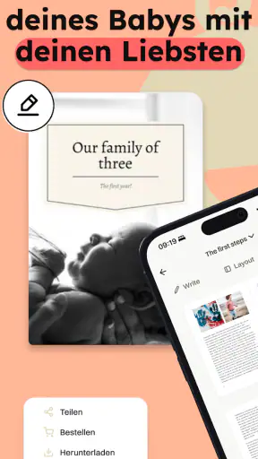 Baby Diaries: Babytagebuch App screenshot