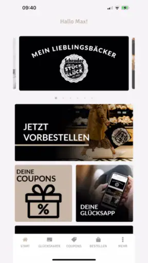 Bäcker Schrader screenshot