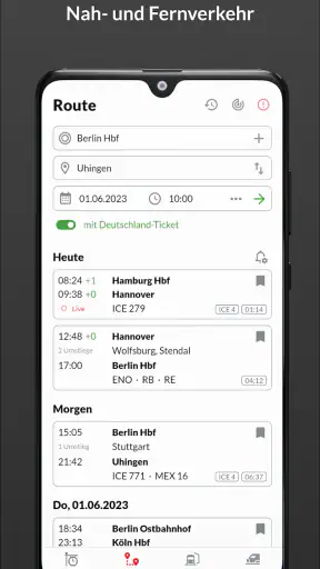Bahn: Fahrplan & Live Tracking screenshot