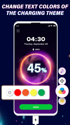 Batterie lade animation 4D screenshot