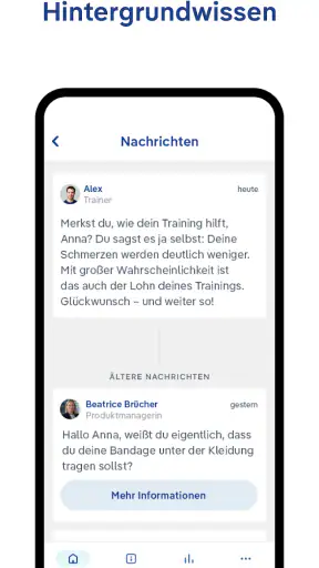 Bauerfeind Therapie-App screenshot