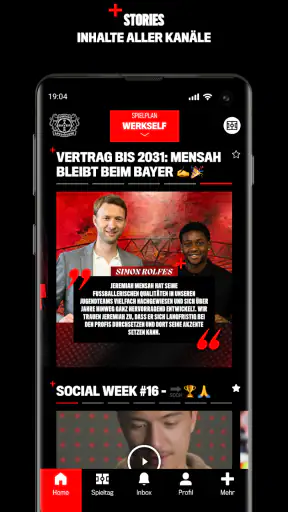 Bayer 04 Leverkusen screenshot
