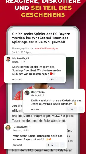 Bayern Live - für München Fans screenshot