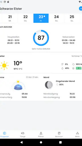Beißindex und Angelwetter screenshot