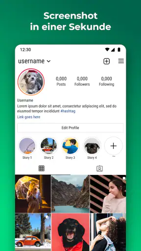 Bildschirmaufnahme ScreenshotX screenshot