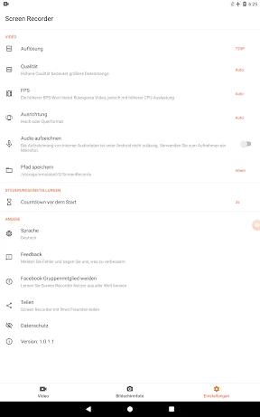 Bildschirmaufnahme - XRecorder screenshot