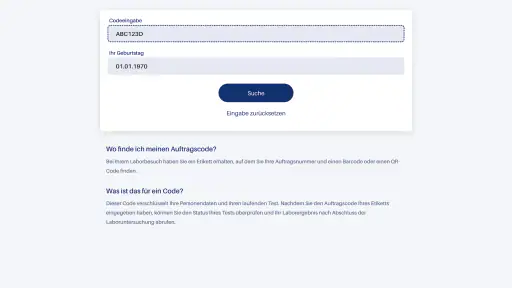 Bioscientia Pat.App screenshot