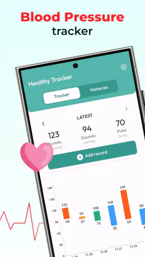 Blood Pressure Log: BP Monitor screenshot