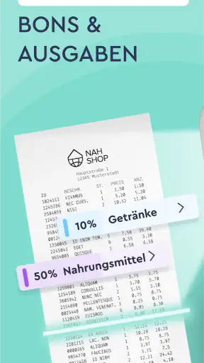 Bonsy Bon Scan & Haushaltsbuch screenshot