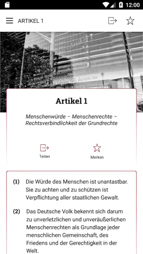 bpb: Das Grundgesetz screenshot