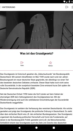 bpb: Das Grundgesetz screenshot