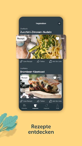 Bring! Einkaufsliste & Rezepte screenshot