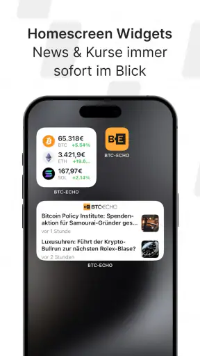 BTC-ECHO Bitcoin & Krypto News screenshot