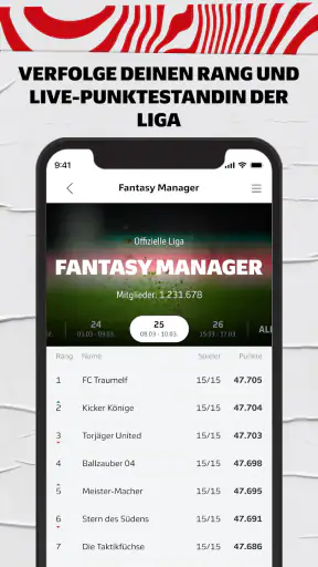 Bundesliga Fantasy Manager screenshot