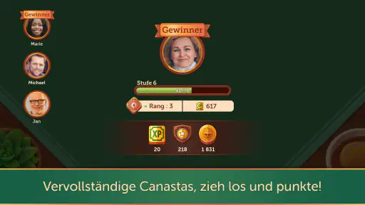 Canasta Treff: Spaß mit Karten screenshot