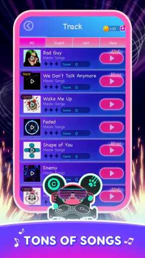 Cat Piano Tiles: Musik Spiele screenshot