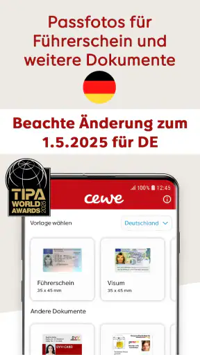 CEWE Passfoto screenshot
