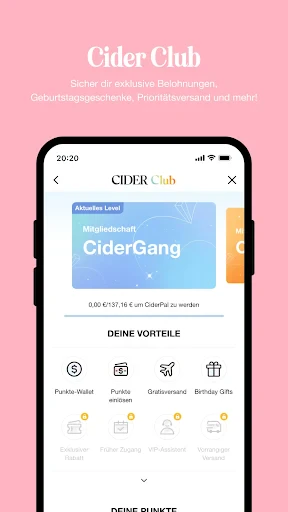 CIDER – Kleidung und Mode screenshot