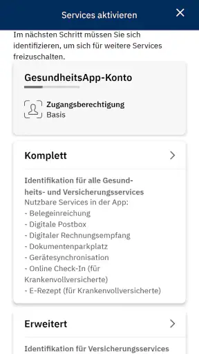 Continentale GesundheitsApp screenshot