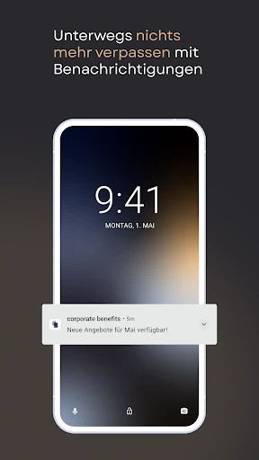 corporate benefits screenshot