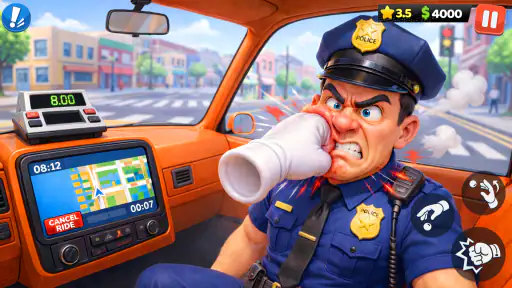 Crazy Taxi: Fahr-Spiel 3D screenshot