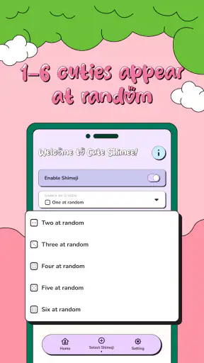 Cute Shimee: Anime Screen Pet screenshot