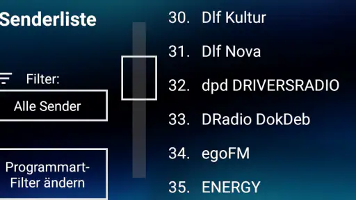 DAB+ Radio USB screenshot