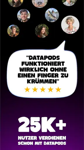 Datapods: Geld für deine Daten screenshot