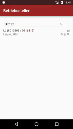 DB Betriebsstellen screenshot