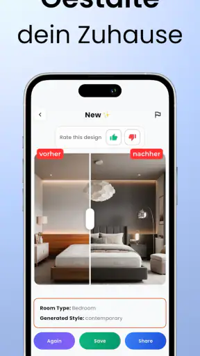 DecorAI: KI Zimmer Raumplaner screenshot