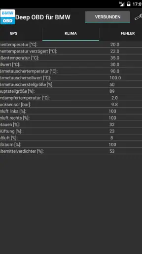 Deep OBD screenshot