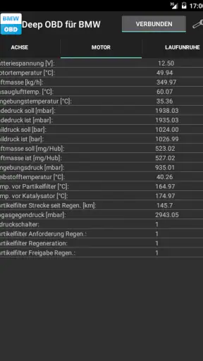 Deep OBD screenshot
