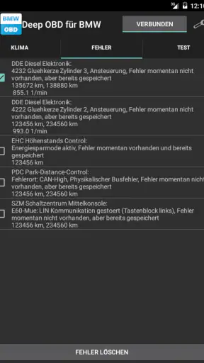 Deep OBD screenshot