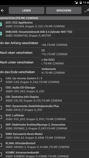 Deep OBD screenshot